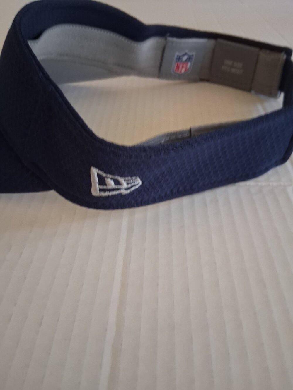 Dallas Cowboys New Era NFL Visor Navy Blue Adjustable - Picture 2 of 8